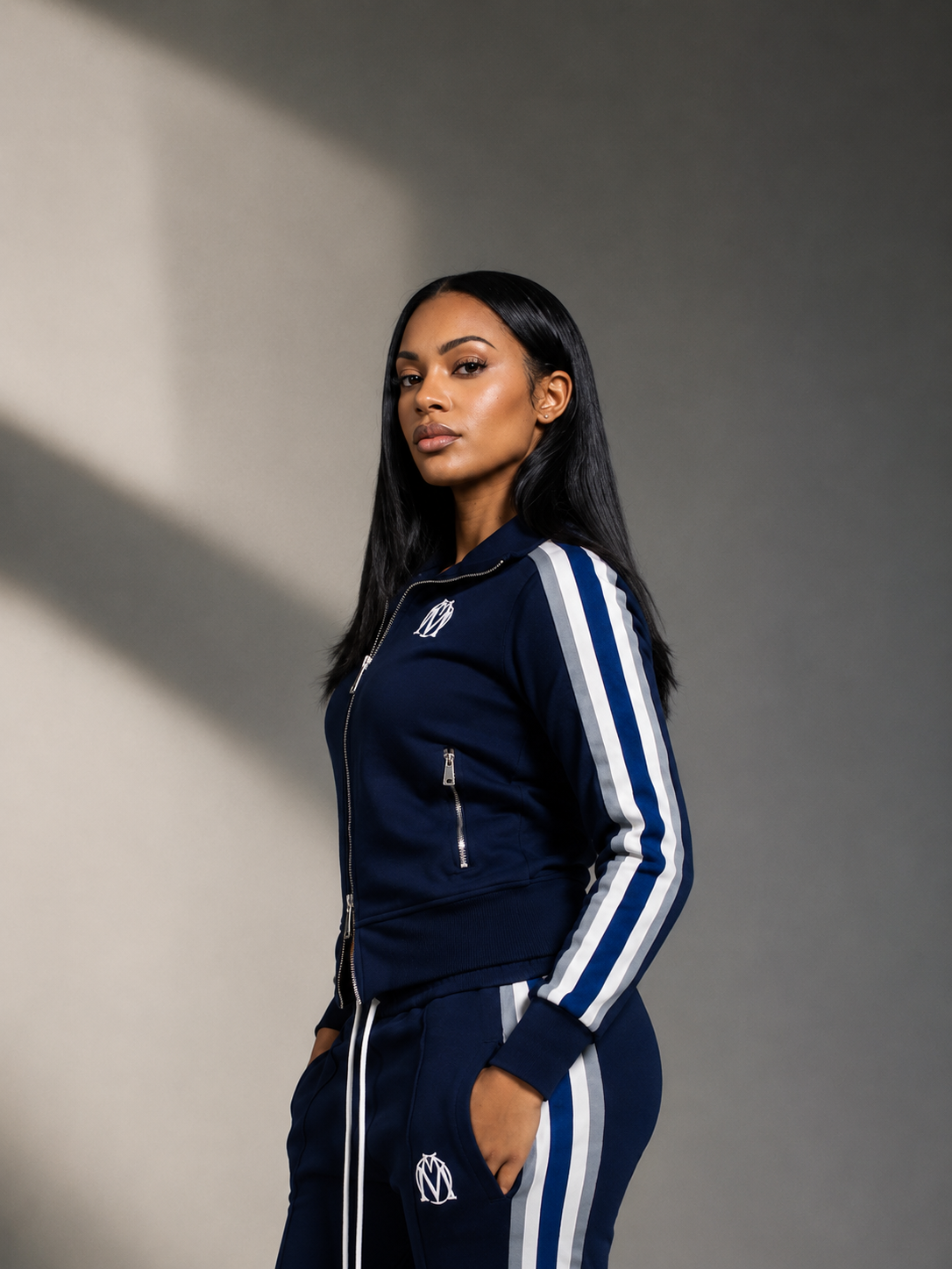 Original MM Track Jacket - Ladies | Navy